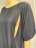 Breastfeeding / Nursing Black Nida Inner Slip Dress Abaya