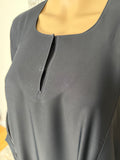 Black Breastfeeding / Nursing Wide Sleeve Nida Closed Abaya