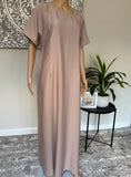 Breastfeeding / Nursing Blush Nida Inner Slip Dress Abaya