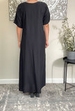 Breastfeeding / Nursing Black Nida Inner Slip Dress Abaya