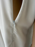 Breastfeeding / Nursing White Nida Inner Slip Dress Abaya