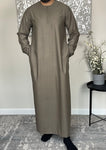 Men’s Ash Brown Omani Thobe Jubbah