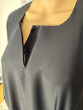 Black Breastfeeding / Nursing Wide Sleeve Nida Closed Abaya