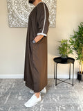Men’s Brown Moroccan Thobe