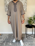 Men’s Beige Moroccan Thobe
