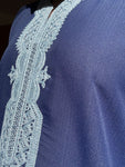 Men’s Navy Blue Moroccan Thobe