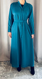 Nida Turquoise Open Abaya
